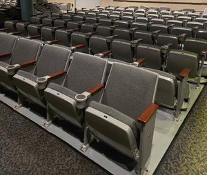 Lot 1500 used HIGH END AUDITORIUM SEATING real cinema movie chairs Grey