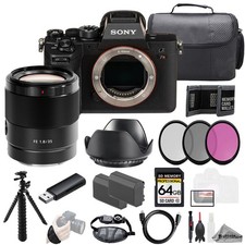 Sony a7R IVA  Sony FE 35mm f/1.8 Lens 64GB  Ext Bat 3 PC Filter- Kit