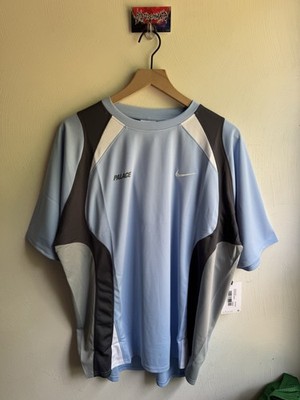 Palace Nike Font Swoosh Jersey Sky Blue Size L Large BRAND NEW IN