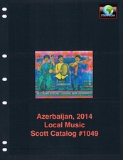 $5.50 Scott Value - 2014 AZERBAIJAN Music s/s Musicians CV MNH NH UMM