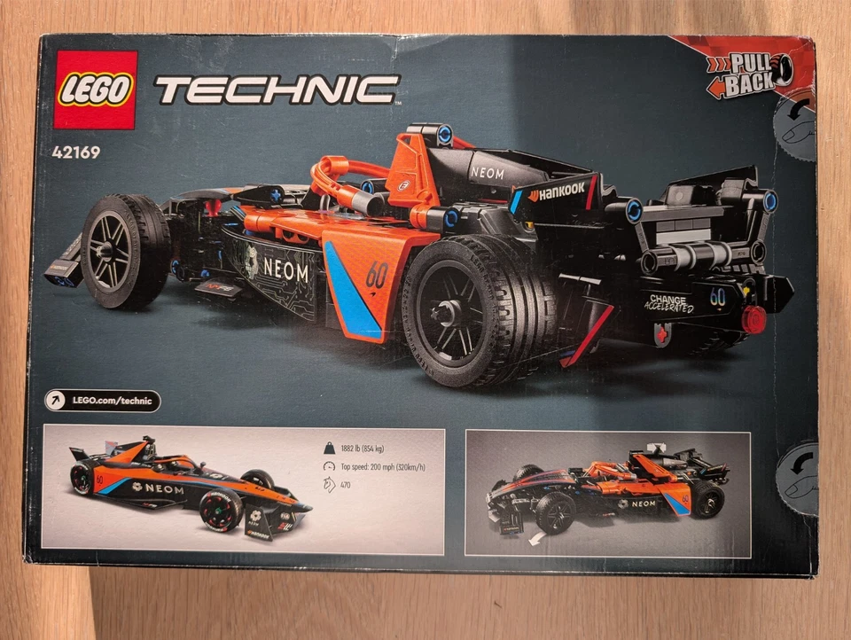 Lego Technic 42169 - NEOM MCLAREN FORMULA E RACE CAR - NEUF - Photo 2/2