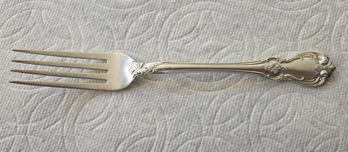 TOWLE OLD MASTER STERLING FLATWARE FORK, KNIFE, SPINACH FORK, 2 SALAD FORKS