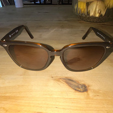 Ray-Ban Women s RB 4362 Cat Eye Sunglasses Brown Frame Brown Tinted UV400