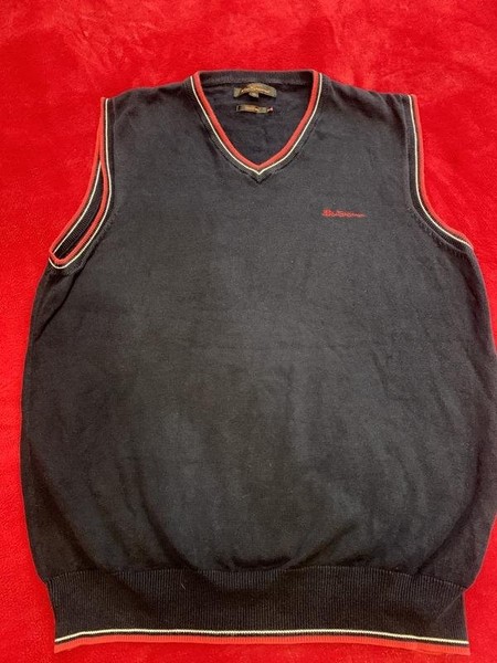Men Ben Sherman Sweater Navy 40 /L / 48