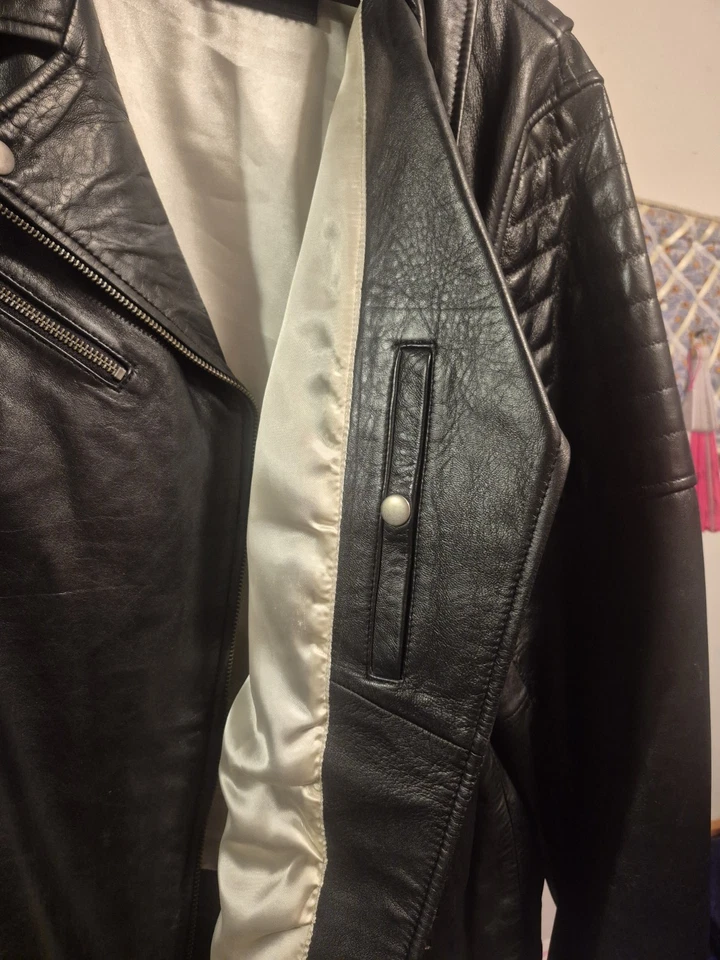 Chaqueta de CUERO para mujer talla grande 3X Foto 4 de 4