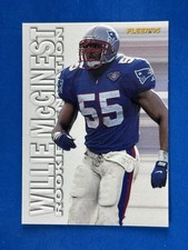 1995 Fleer Rookie Sensations #12 Willie McGinest New England Patriots