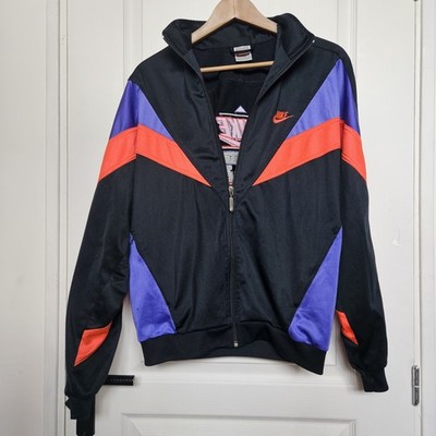 Seltene Nike Vintage 90s Grey Tag Jacke ''One Bowerman Drive'' Größe S