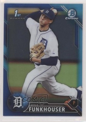 2016 Bowman Draft Chrome Picks Blue Refractor /150 Kyle Funkhouser #BDC-22 0c2