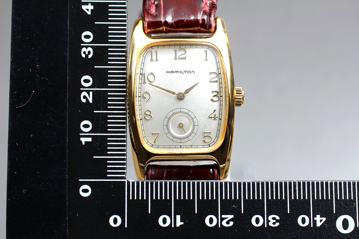 Near MINT] HAMILTON Boulton 6264 24mm Small Second Qz Unisex Watch