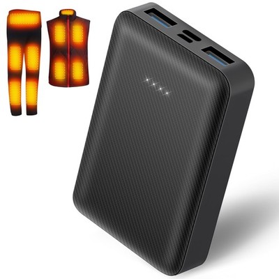 10000mAh Battery Pack for Heated Vest Jacket Coat Pants and Heating Underwear...
