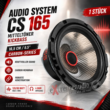 Audio System CS 165 6.5 in 16.5 cm 4 Ohm 1-Way Kickbass Midrange Speakers