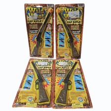 Lot of 4 Jaru Wild West TOY Cap Rifle Die Cast Metal Firing Mechanism 11" NOS