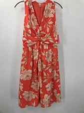 Pre-Owned Vince Camuto Orange Size 2 Short Sleeveless Dress