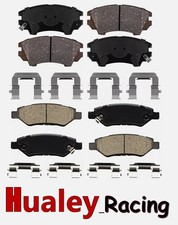 For 2010-2015 Chevrolet Camaro 3.6L V6 Front & Rear Ceramic Brake Pads Set