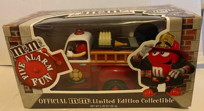 Vintage M&M's Fire Truck Candy Dispenser Limited Edition | eBay