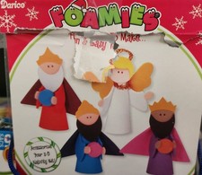 Darice Foamies DIY Holiday 3D ACCESS PACK Foam Kids Arts Crafts 10 ct./118 pcs.
