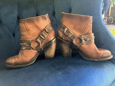 Freebird Vintage Leather Booties size 8