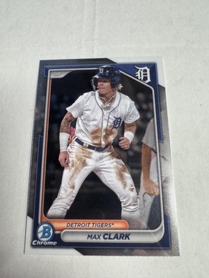 2024 Bowman #BCP-74 Max Clark Chrome Prospects MLB Baseball Card