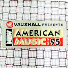 Vauxhall Presents American Music 95  Double Pin Badge 45mm x 19mm