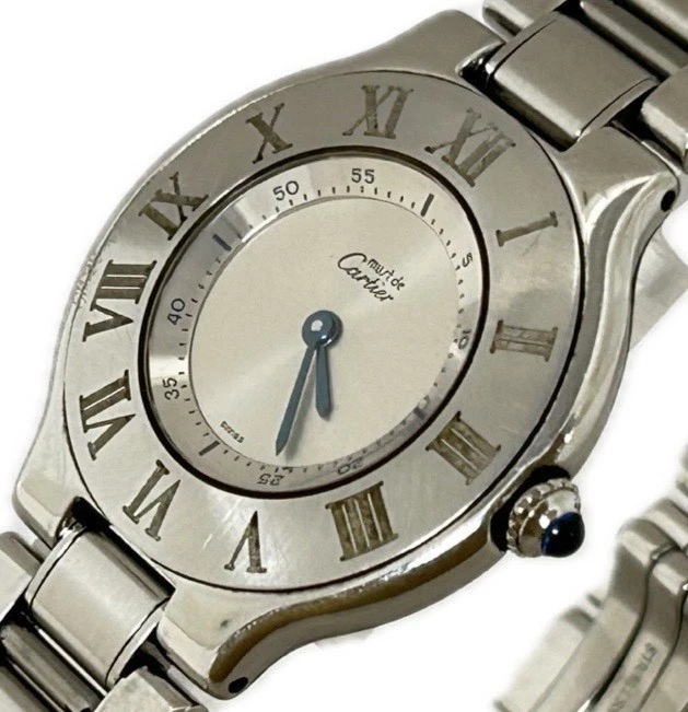 Cartier Must 21 W10110T2 1330 LM Silver Dial 30mm Quartz Womens Watch A4701 - image 4 of 4