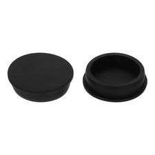 2Pcs Silicone Hole Plug, Rubber Stopper Sealing Fit 62mm/2.44" Hole, Black