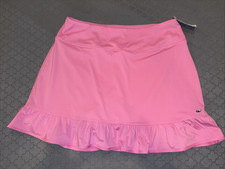 NEW Vineyard Vines Tisbury Performance Ruffle Skirt Pink With Tag Size Large $69