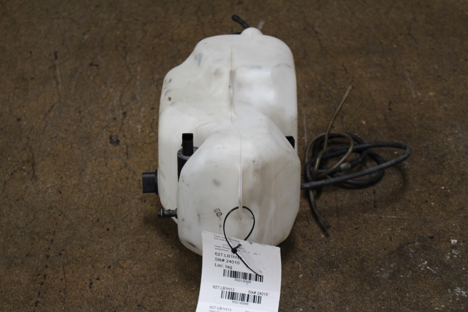 Lamborghini Gallardo, LP550, 560, Wash Reservoir, Used, P/N 400955448
