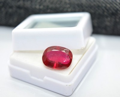 6.35 CT CERTIFIED NATURAL UNTREATED TOP BURMA RUBY AA VVS LOOSE GEMSTONE R111