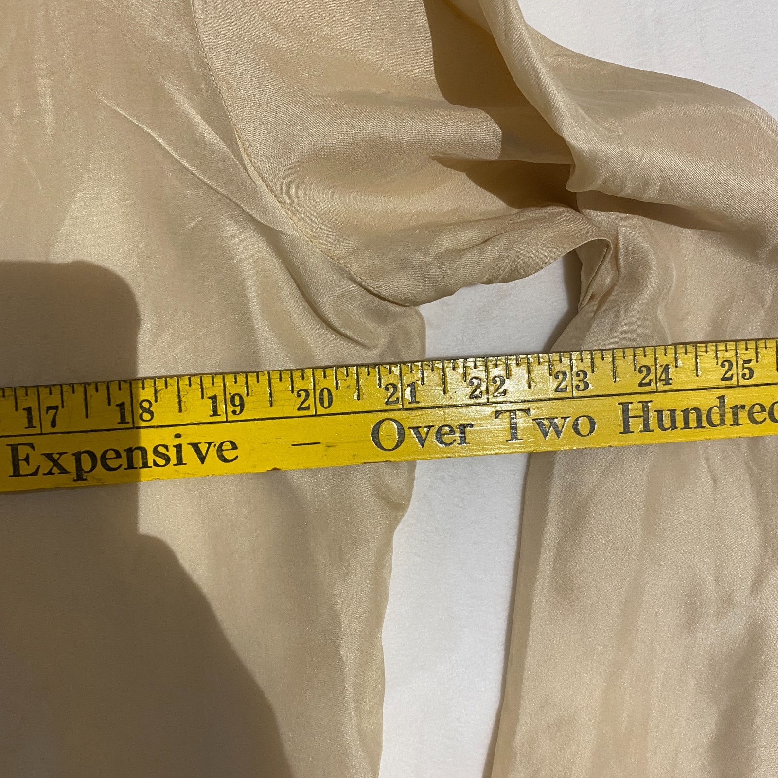 Vintage Notation Ruffle Front Button Up Blouse To… - image 6