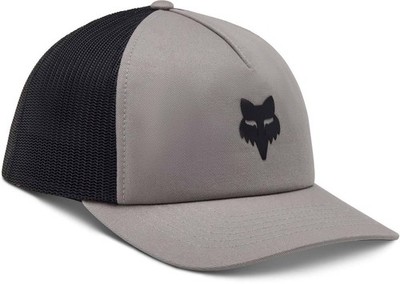 FOX RACING FOX HEAD TRUCKER HAT STEEL GRAY