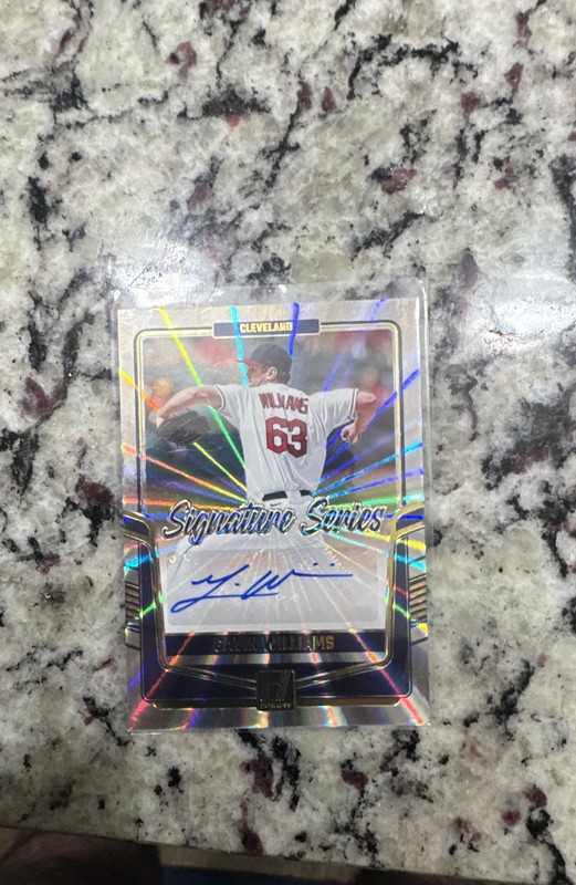 2024 Panini Donruss - Signature Series Gavin Williams #SS-GW (AU, RC)