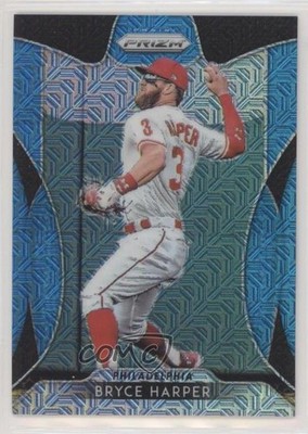 2019 Panini Prizm Tier II Blue Mojo Prizm 3/399 Bryce Harper #148 4r2