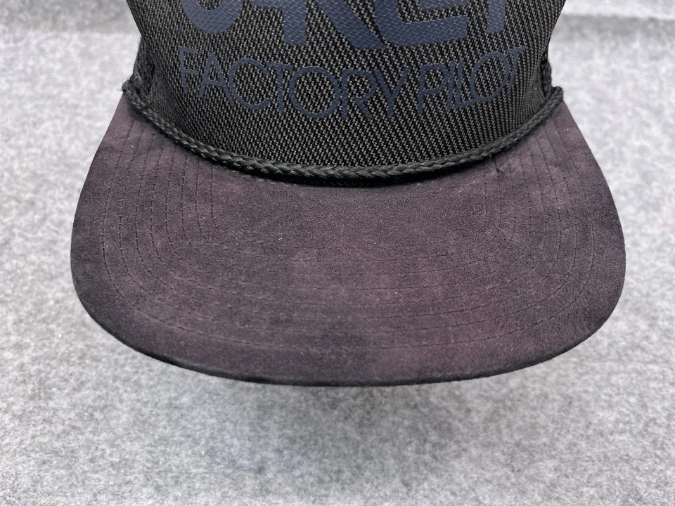 Gorra Oakley Factory Piliot espalda a presión adulto talla única negra poliéster camionero Foto 3 de 4