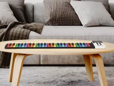 POGO 49 Key Roll Up Piano Portable Hand Roll Baby Safe Tones Build-in Speaker