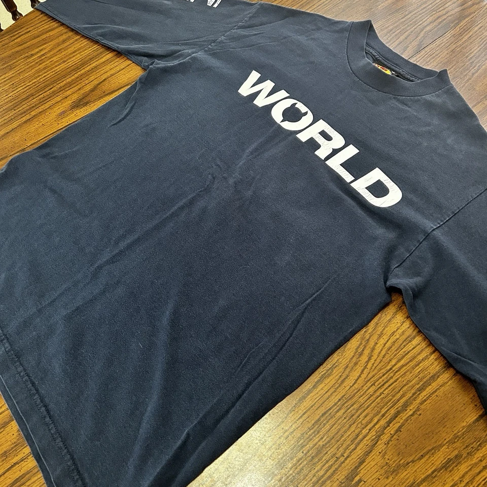 Vintage World Industries T Shirt Mens M Navy Blue Skate Skateboarding Y2K USA - Image 2 of 4