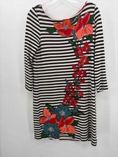 Pre-Owned Tory Burch Navy Size Medium Knee Length Long Sleeve Dress