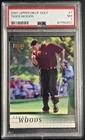 Tiger Woods 2001 Upper Deck Golf Rookie Card RC #1 Graded PSA 7 NM-Mint