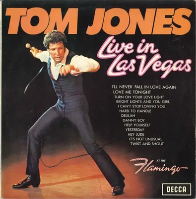 Tom Jones Live In Las Vegas NEAR MINT Decca Vinyl LP