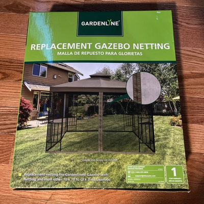 #ad #ad Gardenline 10x10 Gazebo Netting Still In Bag Never Used $45.99