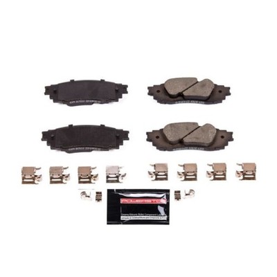 Rear Z23 Evolution Sport Brake Pads w/Hardware for 2019 Lexus ES300h Z23-1879