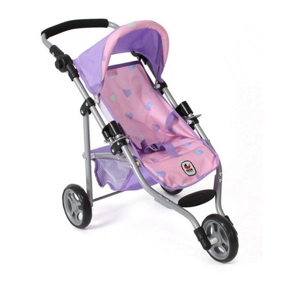Bayer Chic 2000 Puppen Jogging Buggy LOLA Herzchen lila-rosa NEU