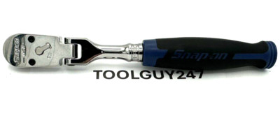 SNAP ON TOOLS USA POWER BLUE 3/8'' Drive Cynergy Soft Grip Flex Ratchet FHF100 MB