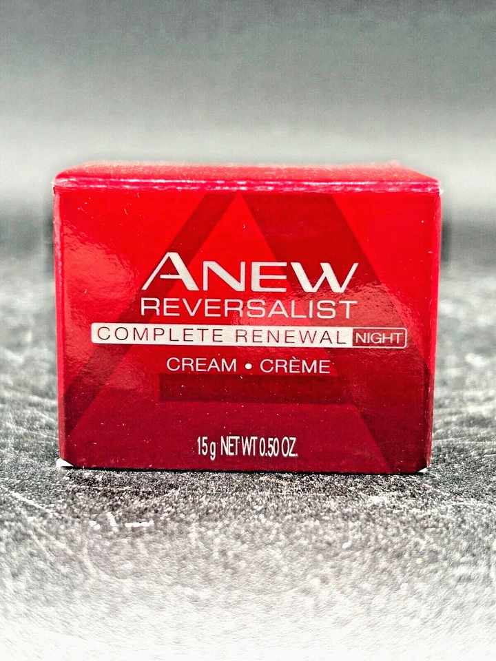 AVON ANEW REVERSALIST COMPLETE RENEWAL NIGHT CREAM TRAVEL .50oz - LOT OF 5 - Image 3 of 4