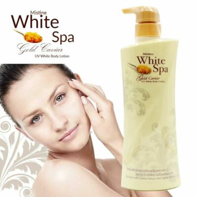 Mistine White Spa Gold Caviar UV Moisture Lightening Body Lotion 400ml
