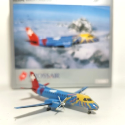 Herpa 1:200 Crossair SAAB 340A / 340 Childrens Contest Winner Colors HB-AHD