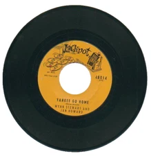 WYNN STEWART & JAN HOWARD 45 Record YANKEE GO HOME / HOW THE OTHER HALF LIVES M!