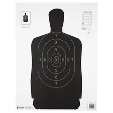 Action Target B-34 Qualification Target 25 Yard Reduction 17.5"x23" 100 Per Box