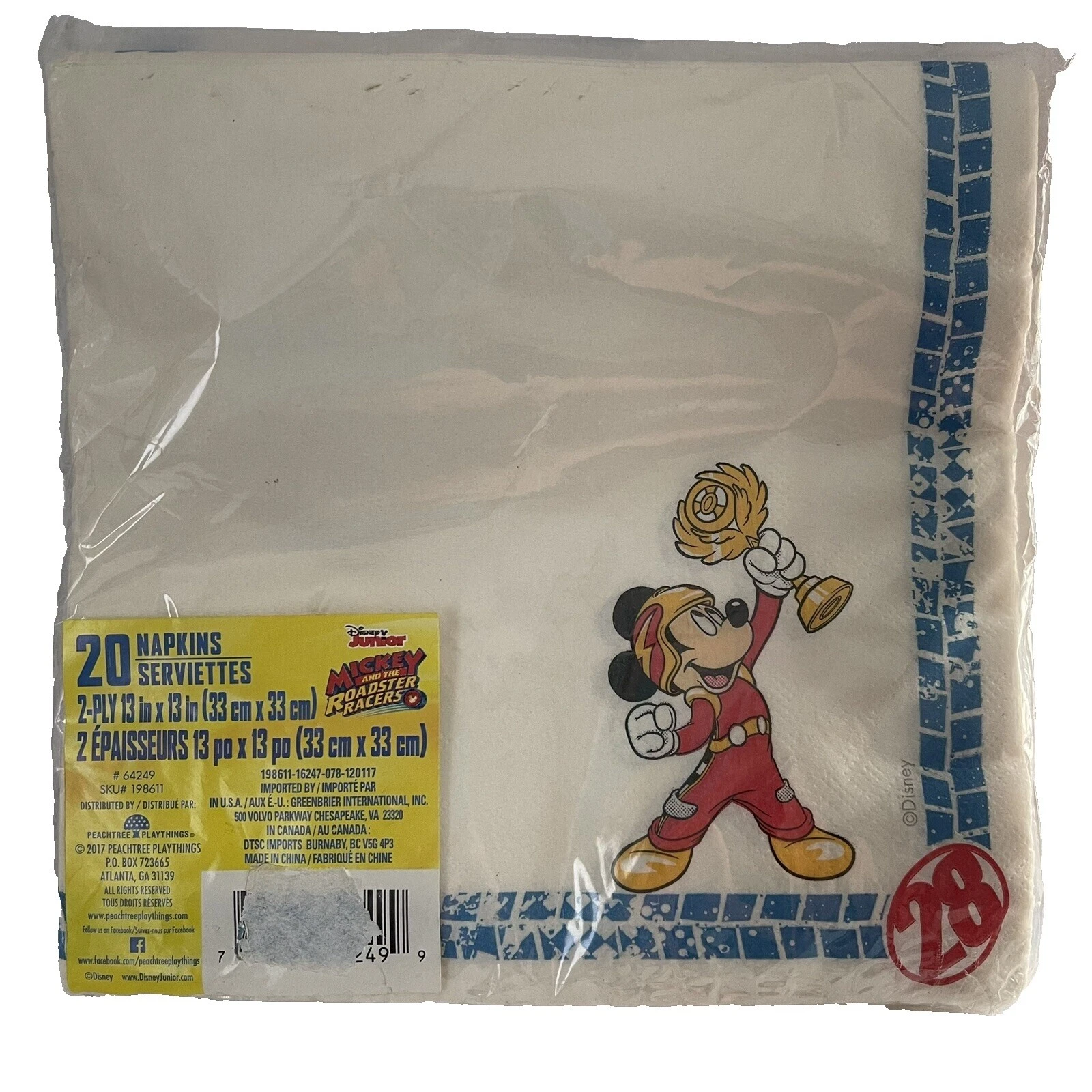 Mickey Mouse Fiesta Blanco Vajilla & serveware