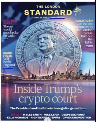 Kryptowährung Bitcoin Präsident Donald Trump London Standard Zeitung 2025