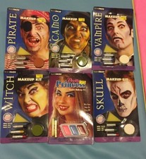 Lot Of 6 Halloween Makeup Kits By Techni faces Paper Magic Lot 1